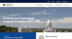 Desktop Screenshot of leadershipri.org
